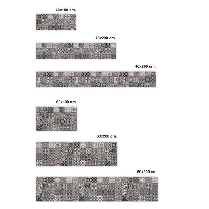Crédence Adhésive Hexagonale Noire 40x100 Cm - Protection Murale Cuisine Anti-Éclaboussures