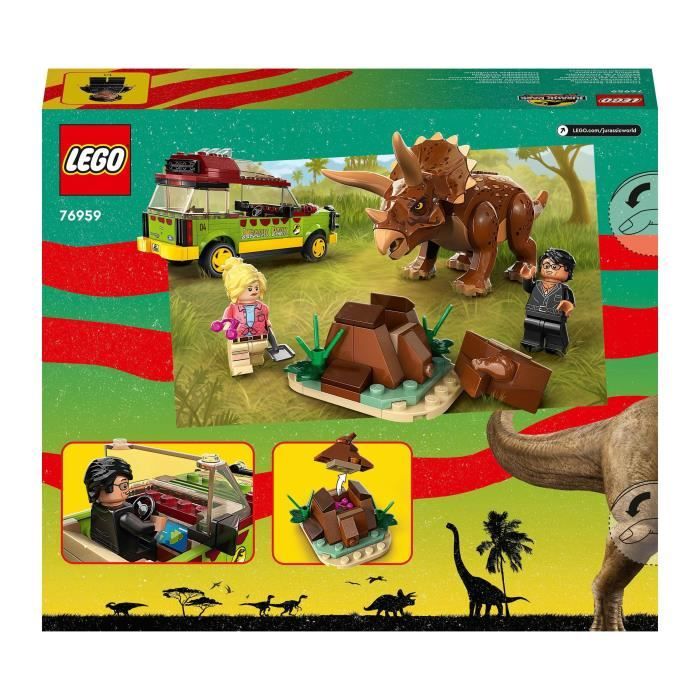 LEGO® Jurassic World 75939 Le labo de Dr Wu : l'évasion des bébés dinosaures,  Jouet Enfants 6 ans et plus avec Figurine Tricératops - Cdiscount Jeux -  Jouets