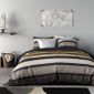 Parure de Couette Reversible 100/% Percale de Coton 71 Fils Cohiba 220 x 240 cm