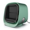 1 Mini climatiseur, 3 vitesses, lumière LED 7 couleurs, humidificateur, USB, bureau maison .