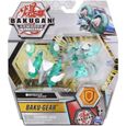 Bakugan Ultra : Armored Alliance - Trox + Baku-Gear + Carte - Boule Transparente Blanche - Figurine Deluxe - Jouet Garcon-0