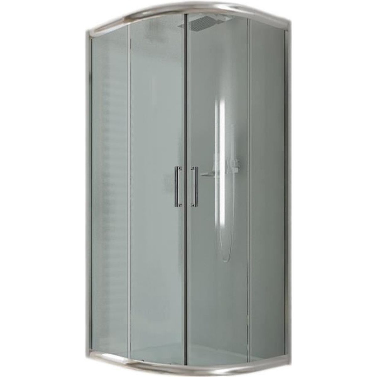 Idralite Cabine Paroi Douche Demi-Circulaire 90x90 H198 Transparent 6mm Mod Ready