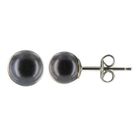 LES POULETTES BIJOUX - Boucles d'Oreilles Clou Argent 925 et Perles de Culture 6.5-7 mm - Classics