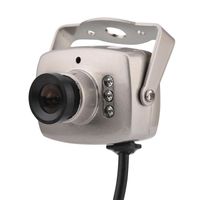 minifinker Caméra de vidéosurveillance Mini caméra de sécurité CMOS filaire 6LED, nocturne, vidéo numérique, NTSC bricolage camera