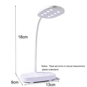 SÈCHE-ONGLES Blanc - lampe de bureau à 8 led, Portable, USB, séchage rapide et pliable, pour Gel Ultraviolet, équipement d