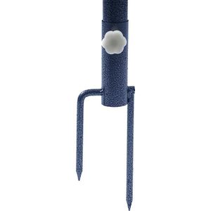 MAT - PIQUET OMBRAGE Piquet d'ancrage réglable pour parasol de plage, support universel pour mât de drapeau, piquet pour corde à linge rotative [480]