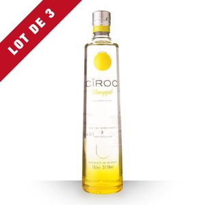 VODKA Lot de 3 - Vodka Ciroc Pineapple 70cl