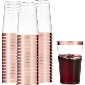 4.5oz / 130ml jetable en plastique verre à vin grand verre de