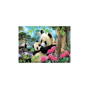 PUZZLE Puzzle Adulte La Famille De Panda - 1000 Pieces - Educa Collection Animaux
