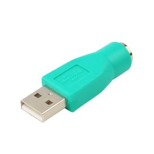 Generic 1PCS USB Femelle vers PS2 PS / 2 Adaptateur Mâle Convertisseur Clavier  Souris Souris à prix pas cher