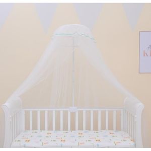 Ciel de lit bébé avec support, voile Blanc grande taille. Moustiquaire pour  les Crèches, Rideau de lit - Cdiscount Puériculture & Eveil bébé