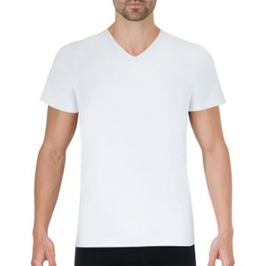 MAILLOT DE CORPS EMINENCE Tee-shirt col V Pur coton Premium blanc homme