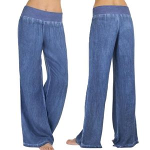 JEANS Femmes casual taille haute élastique denim jambes 