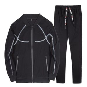 SURVÊTEMENT Survêtement Homme Ensemble Blouson et Pantalon Jogging Casual Veste Zipper Sweat 2 Pièces Sports Suit S-XXL