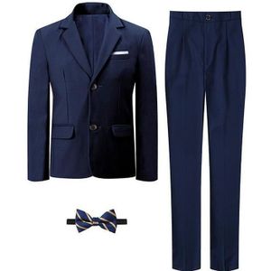 COSTUME - TAILLEUR Costume Enfant Garcon Mariage 3 Pcs - Blazer + Pan