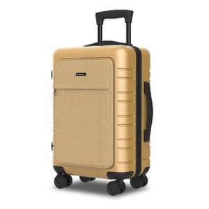 Valise cabine à 4 roulettes - Compartiment PC - Rouge DAVIDT'S