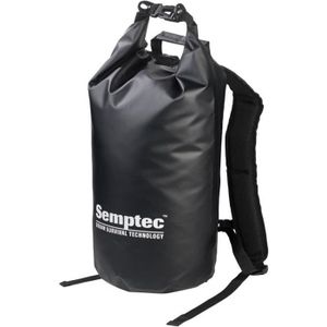 BIDON - SAC ÉTANCHE Sac à dos étanche 20 L - SEMPTEC URBAN SURVIVAL TECHNOLOGY - spécial trekking - noir - randonnée