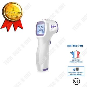 THERMOMÈTRE BÉBÉ TD® Thermometre Infrarouge Thermometre Medical Sans Contact pour Bébé / Adulte Thermometre Digital Multifonction avec Ecran LCD