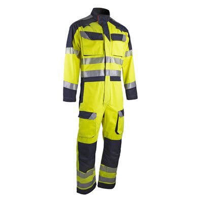 Combinaison De Pluie Vintage Stearns Driflex - Veste XL, Pantalon M - Jaune Nylon