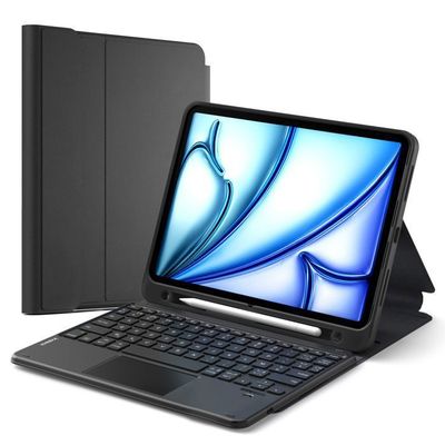 Clavier AZERTY Français Avec Pavé Tactile Pour Lenovo Idea Tab Pro 12.7 2025 - Rétroéclairé Magnétique Bluetooth