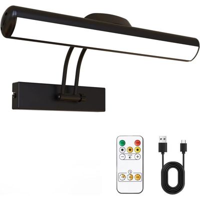 Lampe Murale LED HONWELL Avec Télécommande - Éclairage Tableau Rechargeable - 3 Modes Lumières