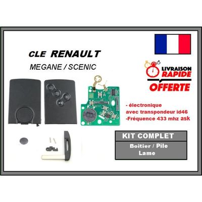 Cle Carte Vierge Renault Megane 3 Scenic 3 Laguna 3 électronique ID46