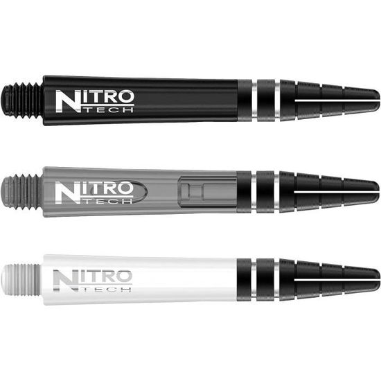 WINMAU Vecta Noir Intermédiaire Tiges De Fléchettes (Shafts