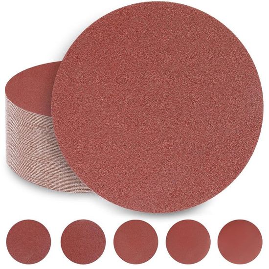 Disques de Ponçage 180 mm 10 x 60/80/120/240/320 Grain 180 mm Disques Disques de Ponçage 180 mm 10 x 60/80/120/240/320 Grain 180 mm Disques