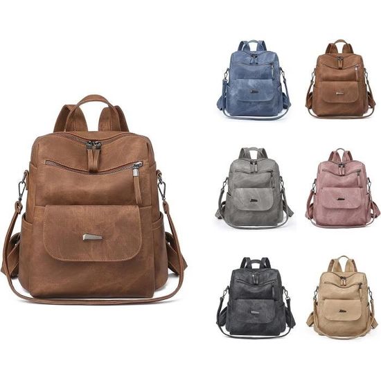 Sac à Dos Pour Femmes Élégant Sac à Dos Femme Polyvalent Sac