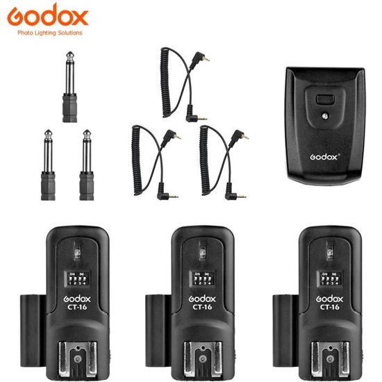 Kit D'émetteur Flash Studio Sans Fil VBESTLIFE DC-16 - 16 Canaux Pour Photos Professionnelles