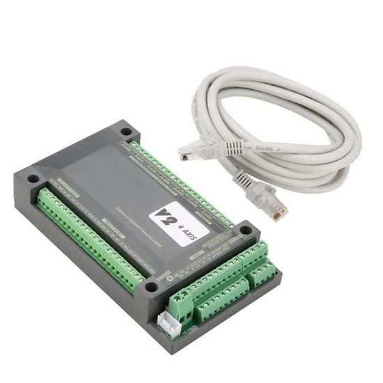 EC300 Carte Contrôleur Mouvement CNC Ethernet Mach3 – 3-6 Axes 300 KHz – Sortie PWM Broche – Idéal Machines CNC & Routeurs