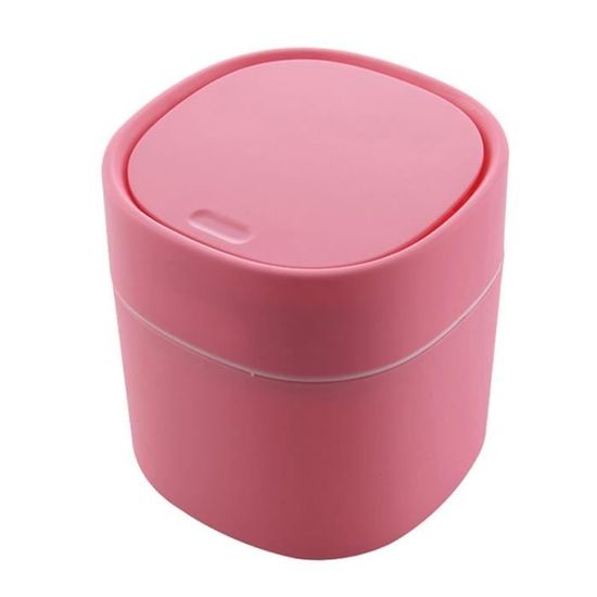 Poubelle De Voiture CIVO Rose Avec Couvercle Anti-Fuite – Compacte, Étanche & Multifonction