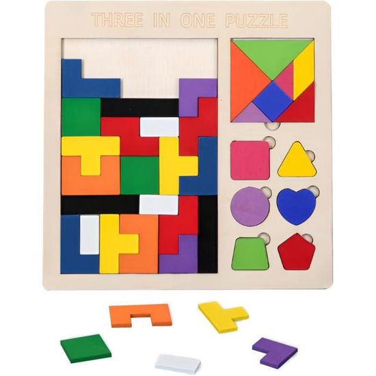 Jouets Montessori pour Garçons de 3 4 5 6 Ans: Système Solaire pour Enfants Puzzles en Bois Jouets pour Garçons et Filles de 3 4 5 6 Ans Cadeaux Espace Planète Jouet pour Tout Petits de