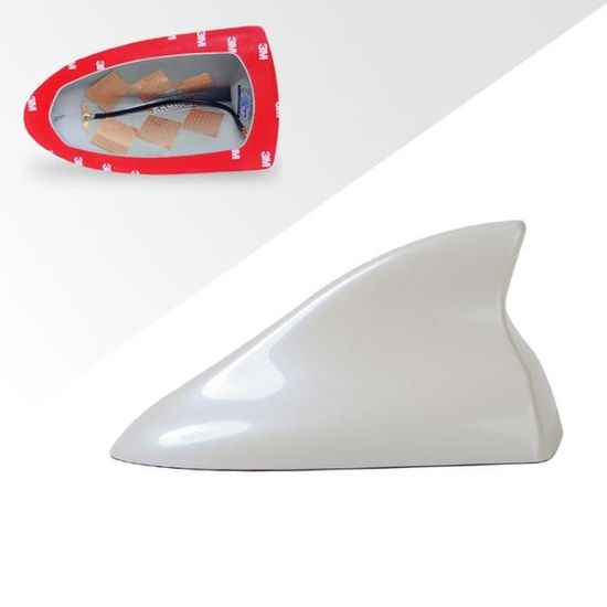 Antenne Voiture Aileron De Requin ZWBC - Compatible Nissan Micra K14 2017-2023 - Signal Radio FM/AM Plus Fort, Auto-Adhésive Imperméable, Décoration Sportive