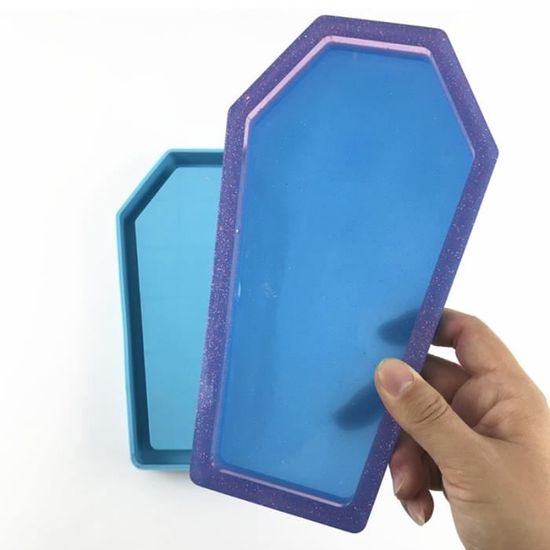 Alipis Boîte En Bois En Forme De Cercueil - DIY Halloween, Rangement Bijoux Gothique - 15,5x8,5x4,7cm