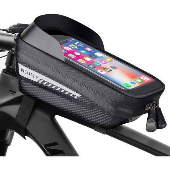 Sacoche De Cadre Vélo ENONEO – Écran Tactile TPU, étanche, Compatible Téléphone Jusqu'à 6,5 Pouces, Coque EVA 3D