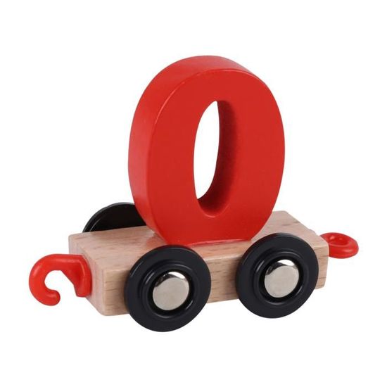 Train électrique RC En Bois Pour Enfants - Locomotive + Wagons - Compatible Rails En Bois - Télécommande, Sons Et Lumières - À Partir De 3 Ans