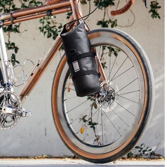 GORIX Grande Cage De Vélo Multifonction + Sac étanche Pour Fourche Avant (Goricage