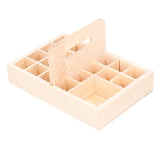 Sac Fourre-tout à Tricoter Wosume Avec Poignée En Bois - Rangement Aiguilles, Laine, Outils De Couture - 13