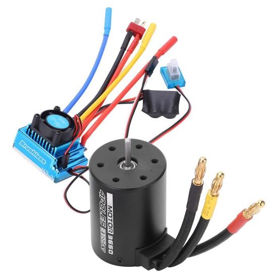 GOTOTOP Ensemble ESC Moteur RC 2430 25A Moteur sans balais 4 pôles