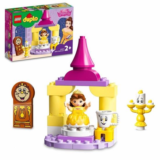 LEGO® 10960 DUPLO Disney La Salle de Bal de Belle, Set Château Princesse de la Belle et la Bête, Jouet pour les Enfants dès 2 Ans