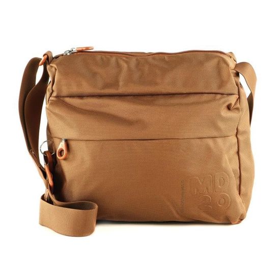 Sac Bandoulière Mandarina Duck MD20 Crossover Bag - Couleur Taupe, 100% Polyester, Neuf