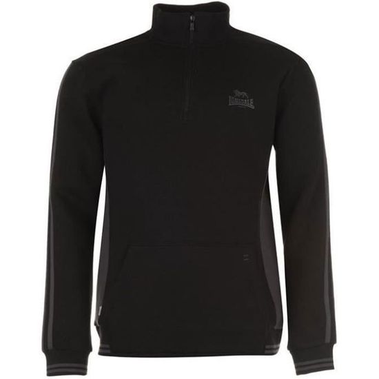 Lonsdale Jersey Lounge Sweat À Capuche Hommes Noir - Prêt-à