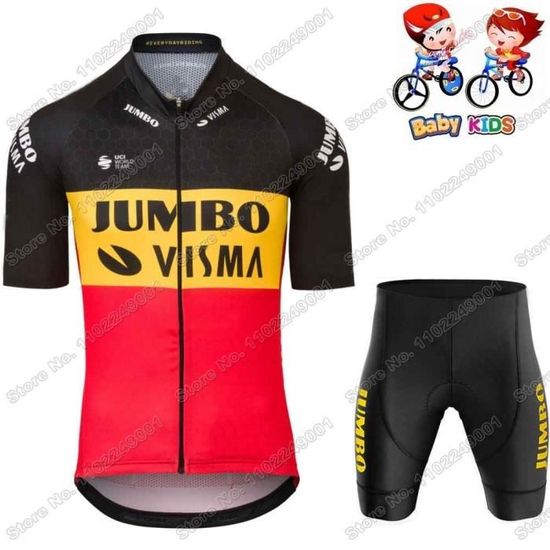 Ensemble de maillot de cyclisme Jumbo VIsma 2023 Trilogy pour