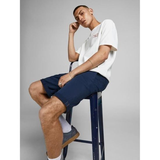JACK & JONES Jacfred Shorts - Pantaloncini Uomo, Modello Danese, Casual E Comodo - 4