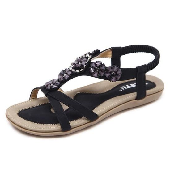 SANDALE - NU-PIEDS Sandales Femme éTé Confortable Sandales Compensées