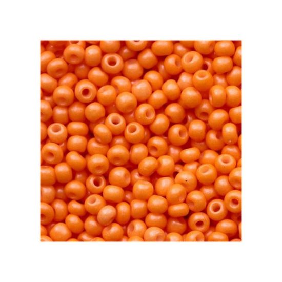 Lot De 500 Perles De Rocaille Orange 4 Mm (6/0) - Pour Création De Bijoux, DIY - Neuf, Origine Chine