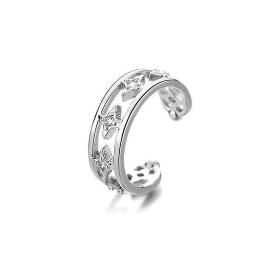 Boucles d'oreilles fantaisies transparentes Rossignol