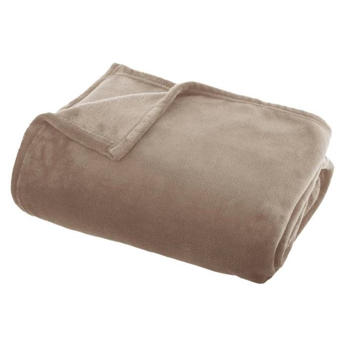 Plaid Flanelle - Atmosphera 130 x 180 cm Lin