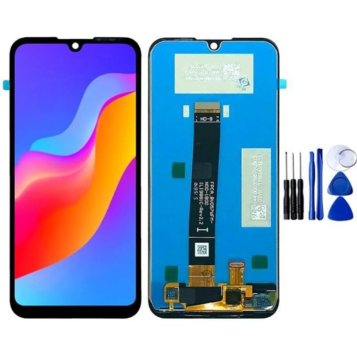 LCD Ecran complet vitre ecran tactile sans cadre compatible pour Huawei Honor 8S KSE-LX9 / Y5 2019 AMN-LX9